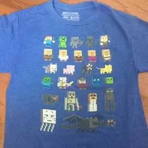 Shirts & Tops | Boys Mojang Minecraft Like A Boss Graphic Tshirt